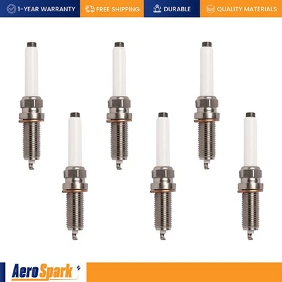 6 bujías de iridio para Mercedes-Benz ML350 ML400 S450 S550e S560e SL400 SL450 Foto 1 de 4