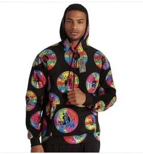 Stylish Baroque Multicolor Men's Hoodie - Picture 1 of 14