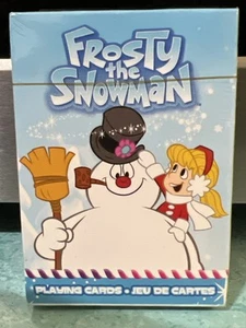 Frosty der Schneemann Spielkarten - versiegelt in Kunststoff - NEU - Bild 1 von 6