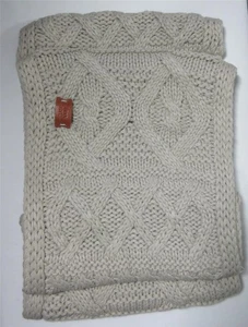 Infinity Scarf Aran Traditions Beige Cable Knit - Picture 1 of 4
