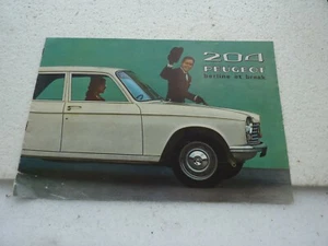 DOCUMENTATION CONCESSION PEUGEOT GAMME 204 EDITION 10/65 BON ETAT - Bild 1 von 1
