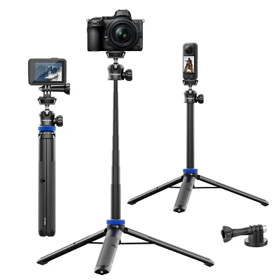 Kaiteznez Selfie Stick Tripod for Gopro Camera 62inch Extendable Tripod Stand - Image 1 of 4