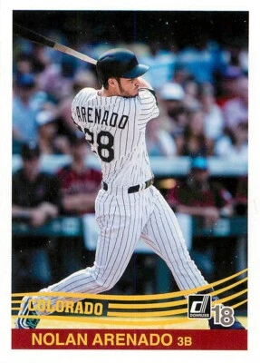 2018 Donruss #236 Nolan Arenado ROCKIES - Image 1 of 2
