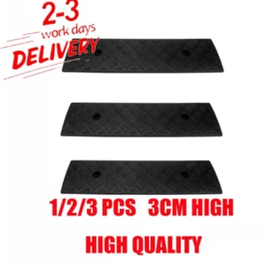 Car Ramps Driveway Threshold Ramp Slope Mat Curb Ramp Rubber Driveway Threshold - Picture 1 of 19