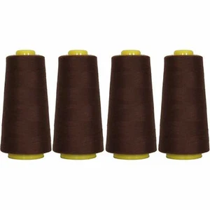 4 BIG CONES SERGER OVERLOCK THREAD SEWING THREADART - 50 COLORS - 2750 YD CONES - Picture 1 of 63