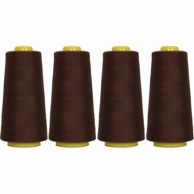 4 BIG CONES SERGER OVERLOCK THREAD SEWING THREADART - 50 COLORS - 2750 YD CONES - Image 1 of 4