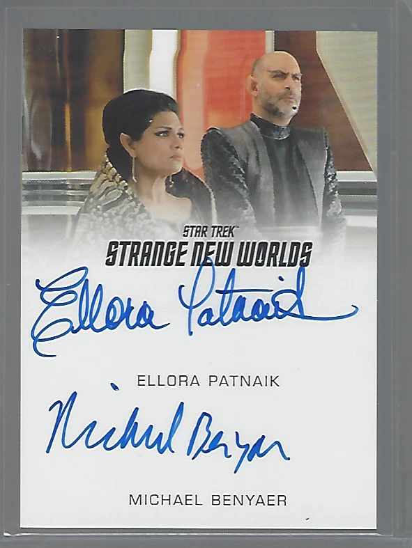 Star Trek Strange New Worlds Season 2 Patnaik/Benyaer dual autograph - Bild 1 von 1