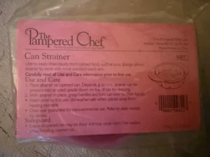 Pampered Chef - Dosensieb entwässert Flüssigkeit aus gängigen Lebensmitteldosen - PINK - Bild 1 von 2