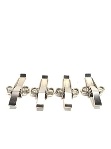 QTY-4! Chiusura a levetta in acciaio inox con tiraggio a molla CA-1010-SS-CP-218 - Foto 1 di 7