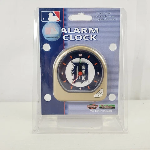 MLB Detroit Tigers Baseball Team Logo Travel Alarm Clock Cover