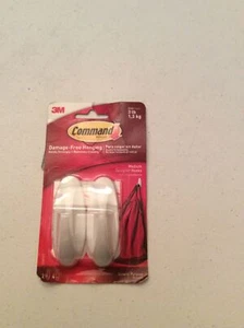 3M Command Damage Free Hanging Hooks (O4) - Picture 1 of 1