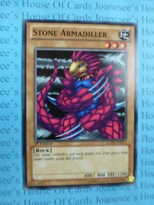 Stone Armadiller LCJW-EN015 Yu-Gi-Oh Card 1st Edition New - Image 1 of 3