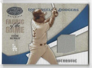 Tarjeta de tela de juego Eddie Murray 2004 Donruss #FG-37 LA Dodgers 008/100 - Imagen 1 de 2