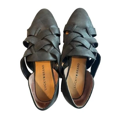 Lucky Brand Black Preekah Leather Bootie 8M / 38.5 - Image 1 of 4