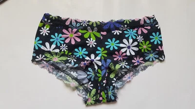 NWOT Hanky Panky Supima Cotton Boyshorts Panties, Floral Multi, Size XS - Image 1 of 4