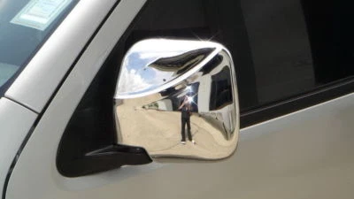 CUBIERTA CROMADA MANUAL ESPEJO RETROVISOR ALA LATERAL APTA PARA TOYOTA HIACE FURGONETA DE CERCANÍAS 2005-2018 Foto 1 de 4