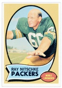 1970 Topps Ray Nitschke Green Bay Packers #55 sehr guter Zustand - Bild 1 von 2