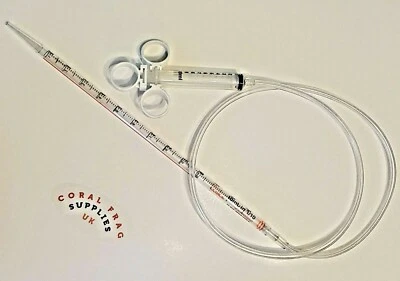 CORAL  /  FISH TARGET FEEDER 10ML EXTRA LONG SPS , LPS , ZOAS MARINE REEF TANK - Image 1 of 4