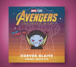 NYCC 2023 100 Soft Exclusive Corvus Glaive Emoji Enamel Pin IN HAND - Picture 1 of 1