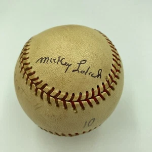Mickey Lolich Signed Career Win No. 173 Final Out Game Used Baseball Beckett COA - Picture 1 of 7