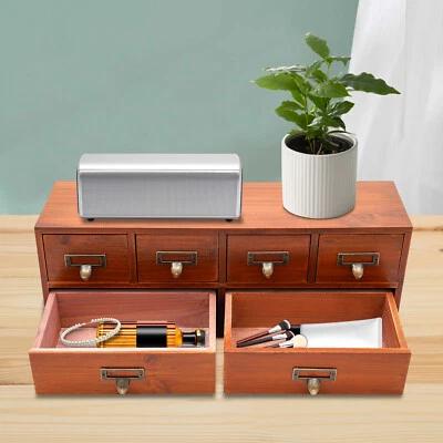 6 Drawers Desktop Dresser Wooden Storage Dressers Chests of Drawers for Bedroom - Image 1 of 4