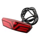 Customizable LED Warning Lamp for Electric Bicycle Rear Tail Light (For 48V)