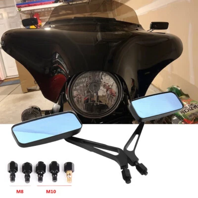 Espejos retrovisores antirreflejos retrovisores antirreflejos para moto Kawasaki Vulcan Classic 900 1500 1600 Foto 1 de 4