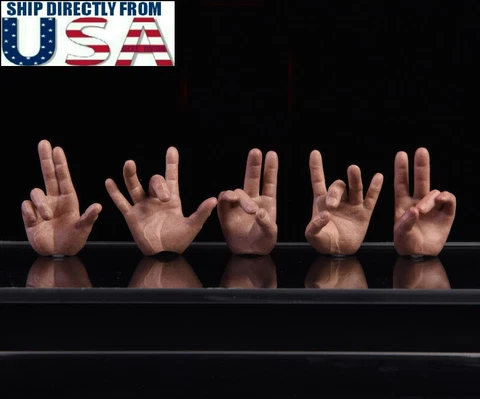 1/6 Taka Kato Golden Finger Hands Model For 12" Hot Toys PHICEN Male Figure USA Cover