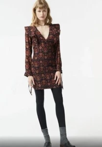 Antik Batik MYLO Multi Color Paisley Printed 100% VISCOSE Dress L/42 - Picture 1 of 5