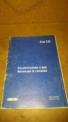 manuale officina fiat 131 mirafiori panorama supermirafiori  gen/1978 - Immagine 1 di 4