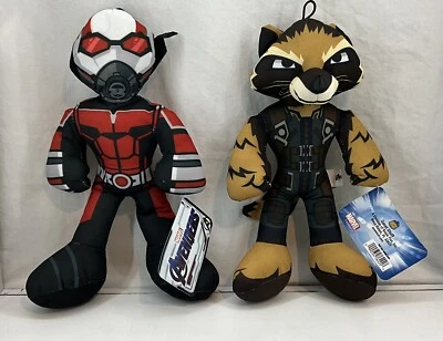 Peluche Marvel Avengers Ant Man Antman + Rocky Racoon Nuevo Con Etiquetas Foto 1 de 3