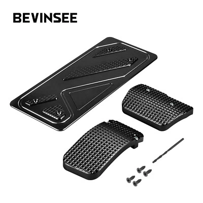 Bevinsee For Audi A3 For VW Golf Foot Rest Gas Brake Pedal Pad Cover Accessory - Image 1 of 4