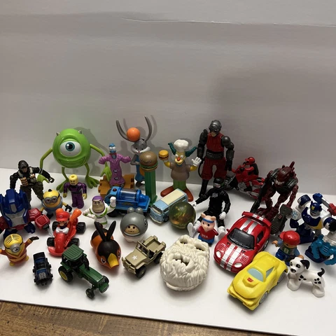 Boys Mixed Lot Toys Figures Space Jam Vehicles Action Figures Monsters Trains Cover
