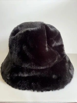 Sombrero Inc negro de piel sintética para mujer talla única Foto 1 de 4