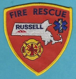 RUSSELL MASSACHUSETTS FIRE RESCUE PATCH - Picture 1 of 1