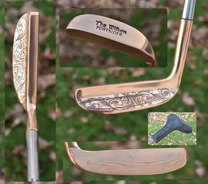 LEFT HAND The Wilson Portsider Stunning Gold Custom Putter Napa 8802 MILLED LH - Picture 1 of 22