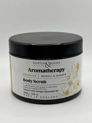 Ashton & Moore Aromatherapy Body Scrub 500g Energise Neroli & Ginger UK Made - Image 1 of 4