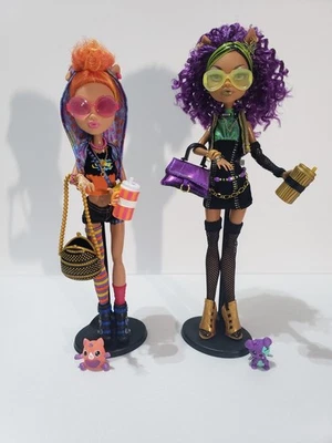 Muñecas Monster High Clawdeen y Howleen Wolf Sisters con joyas personalizadas Foto 1 de 4
