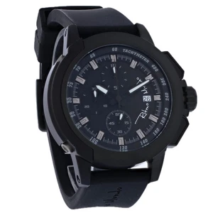 Reloj cronógrafo de cuarzo con esfera negra Ritmo MVNDO Quantum II para hombre 1151/1 - Imagen 1 de 3