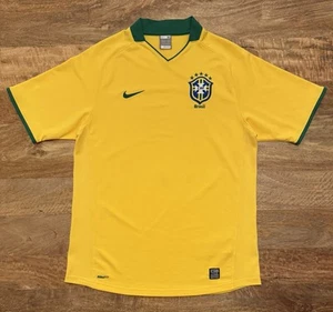 Brazil Brasil Football Team Home Shirt Soccer Jersey Nike Mens Medium - Picture 1 of 8