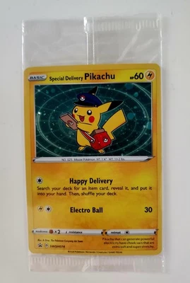 Special Delivery Pikachu Sealed SWSH074 SWSH: Sword & Shield Promo Cards Holo - Image 1 of 4