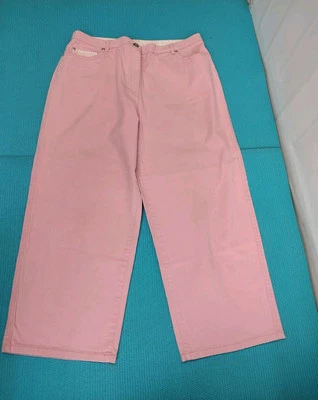 Vintage Susan Bristol Womens High Rise Capri Crop Jeans Stretch Pink Size 10 - Image 1 of 4