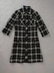 BURBERRY Burberry Blue Label Check Shirt Dress Size 38 Good Condition N2071 - Picture 1 of 24