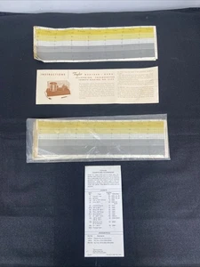 Vintage Taylor Stormograph Drum Charts ..NOS 1981 mit Handbuch - Bild 1 von 6