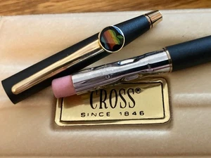 Vintage Cross Pencil 2503 1980s Cross Classic Black / Apple Logo - Picture 1 of 5