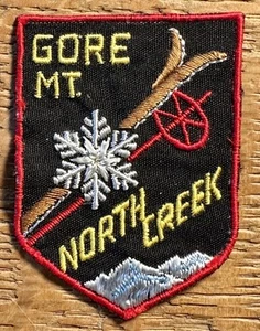 Vtg 70s Gore Mountain Ski Patch Rare 2 1/4” HTF Travel Resort North Creek, NY - Picture 1 of 2