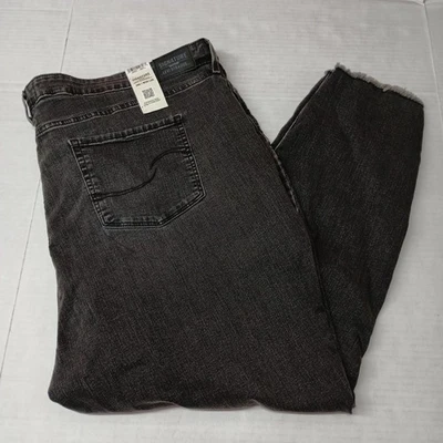 Levi Signature High Rise Skinny Jeans Woman's Size 28S 39x28 Distressed Raw Hem - Image 1 of 4