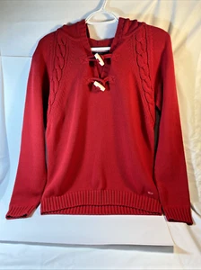 Vineyard Vines by Shep & Ian Red Hooded Pullover Sweater - Kids Size L Unisex - Picture 1 of 8