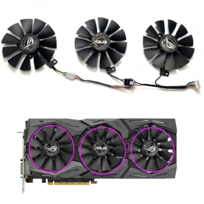 MARKENLOS Kühlung Lüfter Reparatur Teil für ASUS ROG STRIX GTX1060 1070 1080TI Grafikkarte