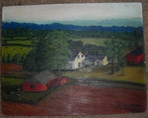 LANDSCHAFT ORIGINAL ÖLGEMÄLDE KÜNSTLER SIGNIERT - Bild 1 von 11